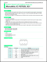 PST620DDB datasheet: System reset(with battery back-up) PST620DDB