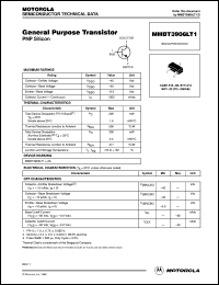 MMBT3906LT1 datasheet: General purpose transistor MMBT3906LT1