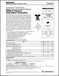 MMDF2P02HDR2 datasheet: TMOS P-channel field effect transistor MMDF2P02HDR2