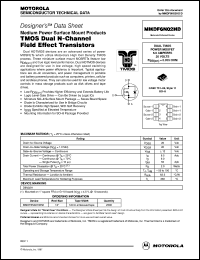 MMDF6N02HDR2 datasheet: TMOS dual N-channel field effect transistor MMDF6N02HDR2
