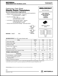 MMDJ3N03BJT datasheet: Plactic power transistor MMDJ3N03BJT