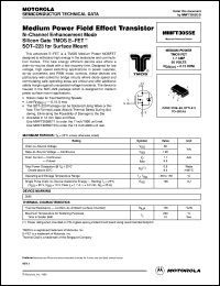 MMFT3055E datasheet: Medium power field effect transistor MMFT3055E