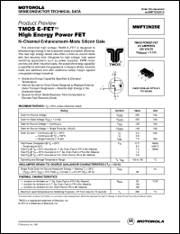 MMFT2N25E datasheet: High energy power FET MMFT2N25E