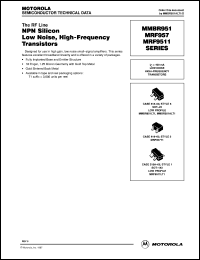 MMBR951LT1 datasheet: NPN silicon low noise, high-frequency transistor MMBR951LT1