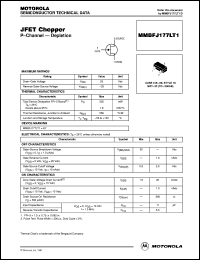 MMBFJ177LT1 datasheet: JFET chopper MMBFJ177LT1