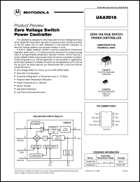 UAA2016P datasheet: Zero voltage switch power controller UAA2016P