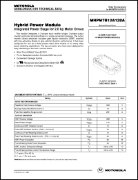 MHPM7B12A120A datasheet: Hybrid power module MHPM7B12A120A