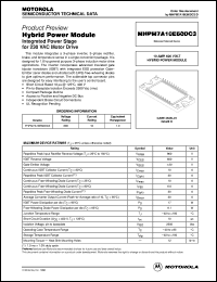 MHPM7A10E60DC3 datasheet: Hybrid power module MHPM7A10E60DC3