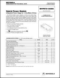 MHPM7A15A60A datasheet: Hybrid power module MHPM7A15A60A