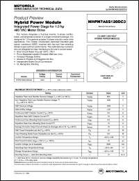 MHPM7A5S120DC3 datasheet: Hybrid power module MHPM7A5S120DC3