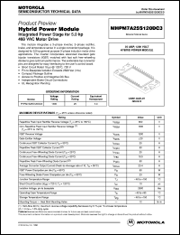 MHPM7A25S120DC3 datasheet: Hybrid power module MHPM7A25S120DC3