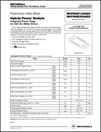 MHPM6B10A60D datasheet: Hybrid power module MHPM6B10A60D