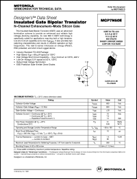 MGP7N80E datasheet: Insulated gate bipolar transistor MGP7N80E