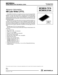 MCM69L737AZP9.5R datasheet: 4M late write HSTL MCM69L737AZP9.5R