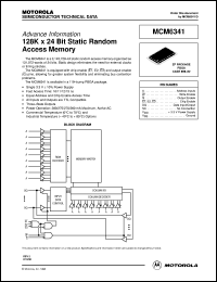 SCM6341ZP15A datasheet: 128K X 24 bit static random access memory SCM6341ZP15A