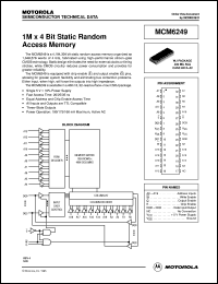 MCM62449WJ35R2 datasheet: 1M X 4 bit static random access memory MCM62449WJ35R2