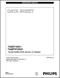 74ABTH16541DGG datasheet: 16-bit buffer/line driver (3-State) 74ABTH16541DGG