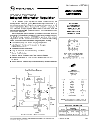 MCCF33095D datasheet: Integral alternator regulator MCCF33095D