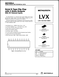 MC74LVX374M datasheet: Octal D-type flip-flop MC74LVX374M