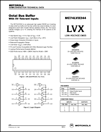 MC74LVX244D datasheet: Octal bus buffer MC74LVX244D