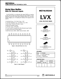 MC74LVX244DT datasheet: Octal bus buffer MC74LVX244DT