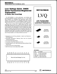 MC74LVQ646DW datasheet: Low-voltage CMOS octal transceiver MC74LVQ646DW