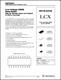 MC74LCX240SD datasheet: Low-voltage CMOS octal buffer MC74LCX240SD