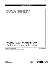 74AHC1G07 datasheet: Buffer with open-drain output 74AHC1G07