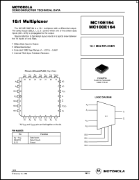 MC100E164FN datasheet: 16:1 multiplexer MC100E164FN