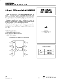 MC10EL05D datasheet: 2-input differential AND/HAND MC10EL05D
