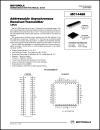 MC14469P datasheet: Addressable/asynchronous receiver/transmitter MC14469P