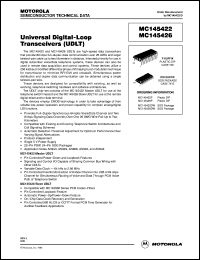 MC145422DW datasheet: Universal digital loop transceiver MC145422DW
