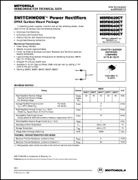 MBRD620CT datasheet: Switchmode power rectifier MBRD620CT