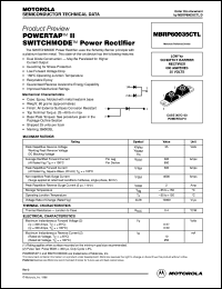 MBRP60035CTL datasheet: Switchmode power rectifier MBRP60035CTL