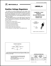 LM323T datasheet: Positive voltage regulator LM323T