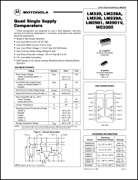 LM339AN datasheet: Quad single supply comparator LM339AN