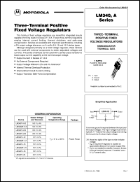 LM340T datasheet: Three-terminal positive fixed voltage regulator LM340T