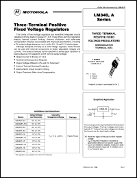 LM340AT datasheet: Three-terminal positive fixed voltage regulator LM340AT