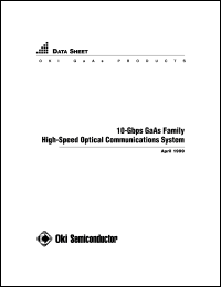 KGL4201 datasheet: 10-GHz 8:1 multiplexer KGL4201