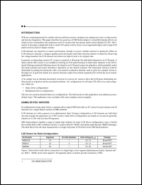 MSM6544 datasheet: Single-chip LCD driver for muitiplexed configurations MSM6544