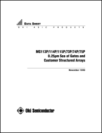 MG114P18 datasheet: SOG series MG114P18