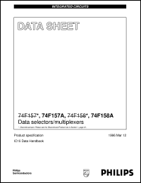 N74F158D datasheet: Data selectors/multiplexers N74F158D