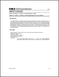 MR27V3252DTA datasheet: 2,097,152-word x 16bit or 4,194,304-word x 8-bit MR27V3252DTA