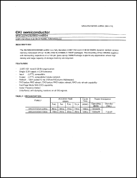 MSC23V23258D-70BS4 datasheet: 2,097,152 word x 32 bit dynamic RAM module MSC23V23258D-70BS4