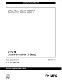 N74F245DB datasheet: Octal transceiver (3-State) N74F245DB