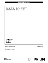 N74F259N datasheet: Latch N74F259N