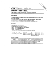 MSM51V18160A-70JS datasheet: 1,048,576-word x 16-bit dynamic RAM MSM51V18160A-70JS