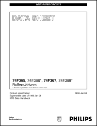 N74F365D datasheet: Buffers/drivers N74F365D