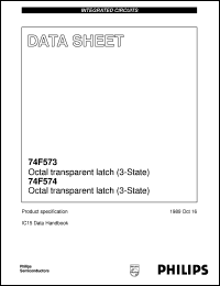 N74F573D datasheet: Octal transparent latch (3-State); Octal transparent latch (3-State) N74F573D
