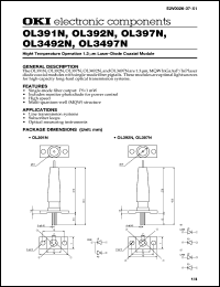 OL3497N datasheet: High temperature operation laser-diode coaxial module OL3497N